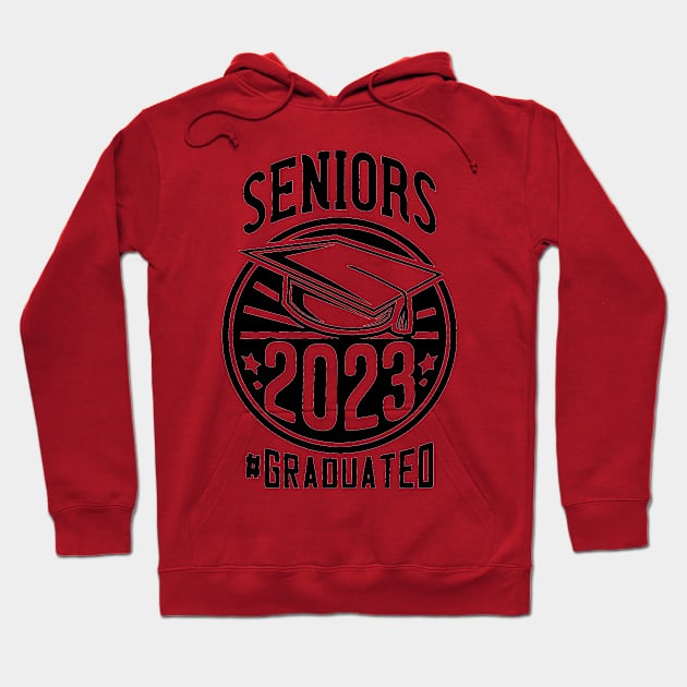 Seniors 2023 Graduated Hoodie by joyjeff